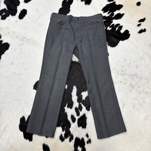 Vintage Wrangler Men's‎ Western Bootcut Dress Pants Gray Size 38x30